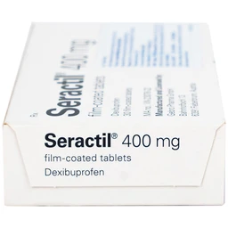 Thuốc Seractil 400mg điều trị viêm xương khớp , đau bụng hành kinh (3 vỉ x 10 viên)