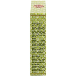 Dầu gió Nhị Thiên Đường 7ml (10 chai) dùng khi bị cảm mạo phong hàn, sổ mũi, chóng mặt, nhức đầu, say tàu xe