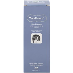 Kem dưỡng da tay hương bơ và hạt vani Teenilicious hộp 60g