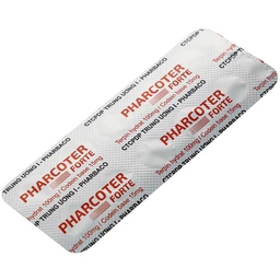 Thuốc Pharcoter Forte  Điều Trị Ho, Long Đờm  (4 Vỉ X 10 Viên)