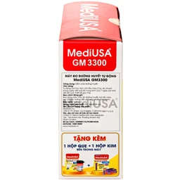 Máy đo đường huyết MediUsa GM3300 hỗ trợ theo dõi, kiểm soát lượng đường trong máu
