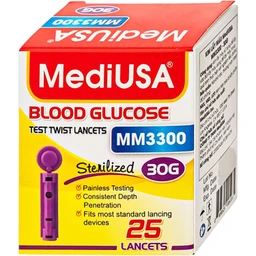 Máy đo đường huyết MediUsa GM3300 hỗ trợ theo dõi, kiểm soát lượng đường trong máu