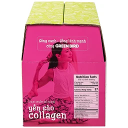 Nước Uống Bổ Dưỡng Yến Sào Collagen Greenbird (6 chai x 185ml)