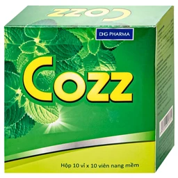 Thuốc Cozz DHG điều trị các chứng ho, đau họng, sổ mũi, cảm cúm (10 vỉ x 10 viên)