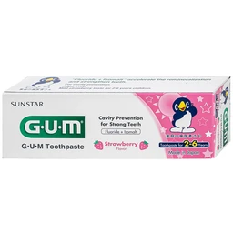 Kem đánh răng Sunstar Gum cho bé 2-6 tuổi, hương dâu 70g