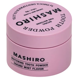 Bột đánh trắng răng hương lựu bạc hà Mashiro Tooth Powder Zakuro Mint Flavor 30g