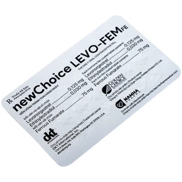 Thuốc Newchoice levo-fem Fe Nam Hà dùng để tránh thai (1 vỉ x 28 viên)