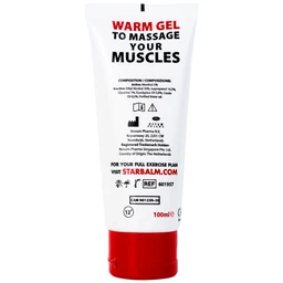 Gel nóng giảm đau Starbalm Warm Gel 100ml giúp làm nóng cơ, khớp trước và sau khi vận động