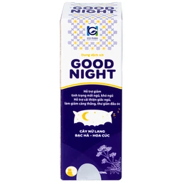Xịt thảo dược Good Night 20ml giúp ngủ ngon, giảm căng thẳng