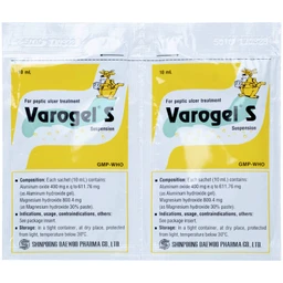 Thuốc Varogel Shinpoong Daewoo điều trị viêm loét dạ dày (20 gói x 10ml)
