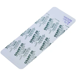 Viên nén Osart-20 Theon Pharma điều trị tăng huyết áp, xơ vữa động mạch (3 vỉ x 10 viên)