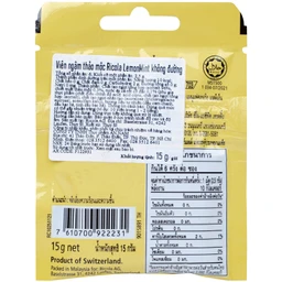 Kẹo Ngậm Ho Không Đường Chanh Bạc Hà Ricola Lemon Mint (17.5g)