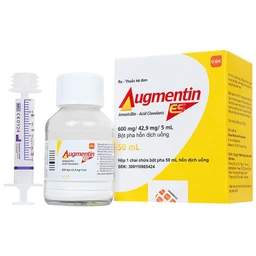 Bột pha hỗn dịch uống Augmentin ES GSK điều trị các nhiễm trùng do vi khuẩn gây ra ở trẻ (50ml)