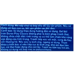 Gel bôi trơn Durex Play Classic giảm triệu chứng khô âm đạo khi quan hệ (50ml)