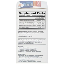 Viên uống bổ sung canxi và vitamin cho xương, phòng chống loãng xương Bone Builder Drlife (60 viên)