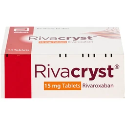 Thuốc Rivacryst 15Mg Dự Phòng Huyết Khối, Giảm Nguy Cơ Đột Quỵ  ( 1 Vỉ X 14 Viên)