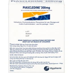 Viên nang cứng Piascledine 300 Hyphens điều trị viêm xương khớp hông và khớp gối (2 vỉ x 15 viên)