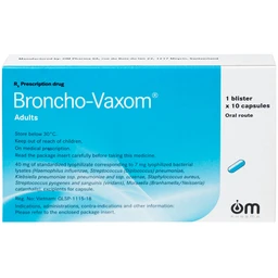Thuốc Broncho-Vaxom điều trị nhiễm khuẩn đường hô hấp, tăng cường miễn dịch (10 viên)