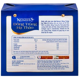 Nước Yến Sào Cao Cấp Nunest Đông Trùng Hạ Thảo 15% Yến (6 hũ x 70ml)