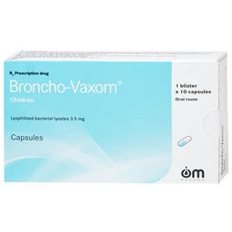 Thuốc Broncho-Vaxom điều trị nhiễm khuẩn đường hô hấp, tăng cường miễn dịch (10 viên)