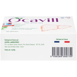 Viên uống hỗ trợ tăng cường chức năng gan, giải độc gan, bảo vệ gan Ocavill (4 vỉ x 15 viên)