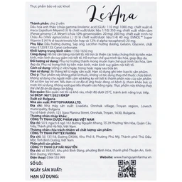 Viên uống hỗ trợ cân bằng nội tiết tố, cải thiện triệu chứng tiền mãn kinh LéAna Ocavill (60 viên)