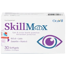 Viên uống hỗ trợ tăng cường thị lực, cải thiện khô mắt, mỏi mắt SkillMax Ocavill (2 vỉ x 15 viên)