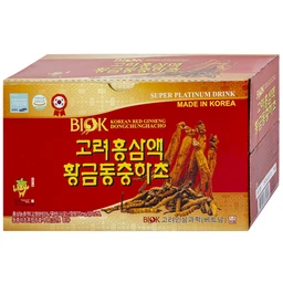 Nước Hồng Sâm Đông Trùng Hạ Thảo Biok (10 chai x 100ml)