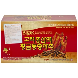 Nước Hồng Sâm Đông Trùng Hạ Thảo Biok (10 chai x 100ml)