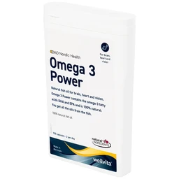 Viên uống hỗ trợ sức khoẻ tim mạch, giảm mỡ máu, tốt cho não và thị lực Omega 3 Power DAO Nordic Health (120 viên)