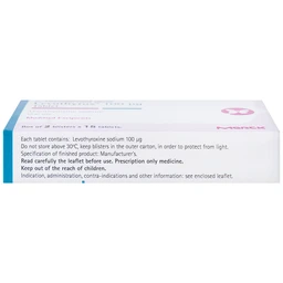 Thuốc Levothyrox 100µg Merck điều trị bướu giáp, suy giáp, ung thư giáp (2 vỉ x 15 viên)
