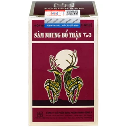 Sâm nhung bổ thận TW3 Foripharm giúp tăng cường sức khỏe, cải thiện tiểu đêm, tê mỏi chân tay (60 viên)