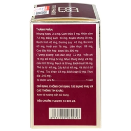 Sâm nhung bổ thận TW3 Foripharm giúp tăng cường sức khỏe, cải thiện tiểu đêm, tê mỏi chân tay (60 viên)