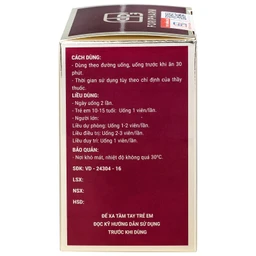 Sâm nhung bổ thận TW3 Foripharm giúp tăng cường sức khỏe, cải thiện tiểu đêm, tê mỏi chân tay (60 viên)