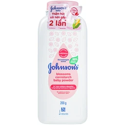 Phấn em bé hương hoa Johnson's blossoms cornstarch baby powder 200g