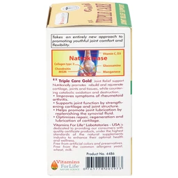 Viên uống giúp tăng tiết dịch khớp, giảm thoái hóa khớp Triple Care Gold Vitamins For Life (60 viên)