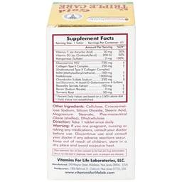 Viên uống giúp tăng tiết dịch khớp, giảm thoái hóa khớp Triple Care Gold Vitamins For Life (60 viên)