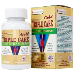 Viên uống giúp tăng tiết dịch khớp, giảm thoái hóa khớp Triple Care Gold Vitamins For Life (60 viên)
