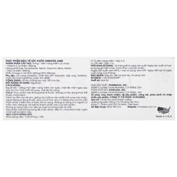 Viên uống hỗ trợ chống oxy hóa, tốt cho da Omexxel E400 (3 vỉ x 10 viên)