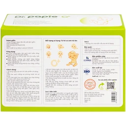 Gạc răng miệng Dr.Papie Starmed (30 gói) làm sạch và bảo vệ răng miệng cho bé