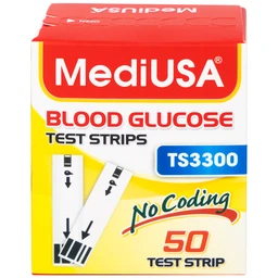 Que thử đường huyết MediUsa TS3300 (50 que)