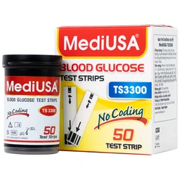 Que thử đường huyết MediUsa TS3300 (50 que)