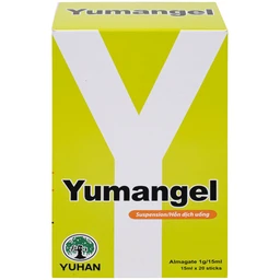 Hỗn dịch uống Yumangel Yuhan kháng acid và cải thiện loét dạ dày - tá tràng (20 gói x 15ml) 