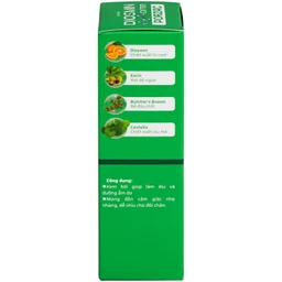 Gel bôi ngừa suy giãn tĩnh mạch, phù, nặng chân Diosmin Extra Porzac 75ml