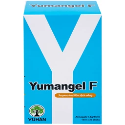 Hỗn dịch uống Yumangel F Yuhan kháng acid và cả thiện loét dạ dày - tá tràng (20 gói x 15ml) 