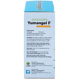 Hỗn dịch uống Yumangel F Yuhan kháng acid và cả thiện loét dạ dày - tá tràng (20 gói x 15ml) 