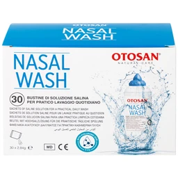 Bộ rửa mũi Otosan Nasal Wash Kit (30 gói) làm sạch sâu, ngừa viêm xoang, viêm mũi dành cho trẻ trên 6 tuổi