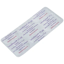 Thuốc Levothyrox 75µg Merck điều trị bướu giáp đơn thuần lành tính (2 vỉ x 15 viên)