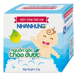 Bột Pha Nước Tắm Cho Trẻ Em Nhân Hưng (30 gói)