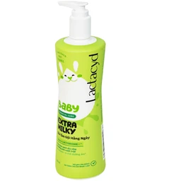 Sữa tắm gội cho bé Lactacyd Milky Baby Sanofi bảo vệ và nuôi dưỡng da (500ml)